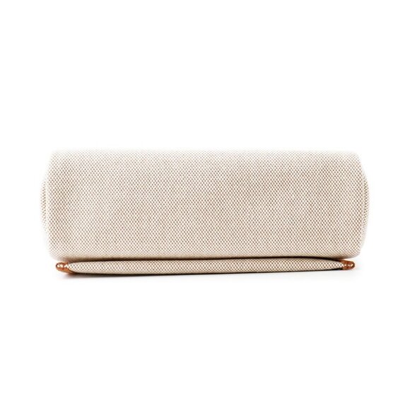 HERMES Herbag zip Size Mini Toile H/Vache Hunter Leather Fauve - Picture 7 of 8